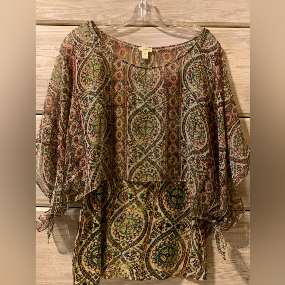 Anthropologie Flowy Top; New With Tags